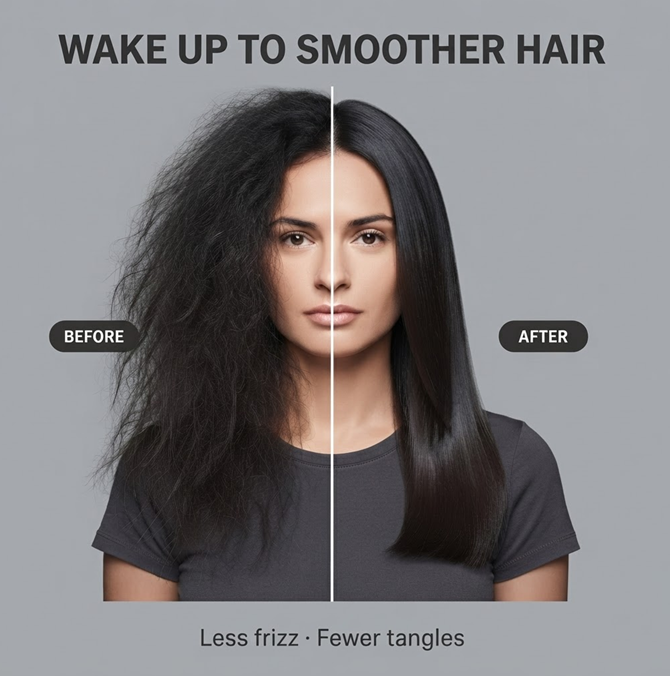 SilkGlow™ — 100% Mulberry Silk Pillowcase for Hair & Skin